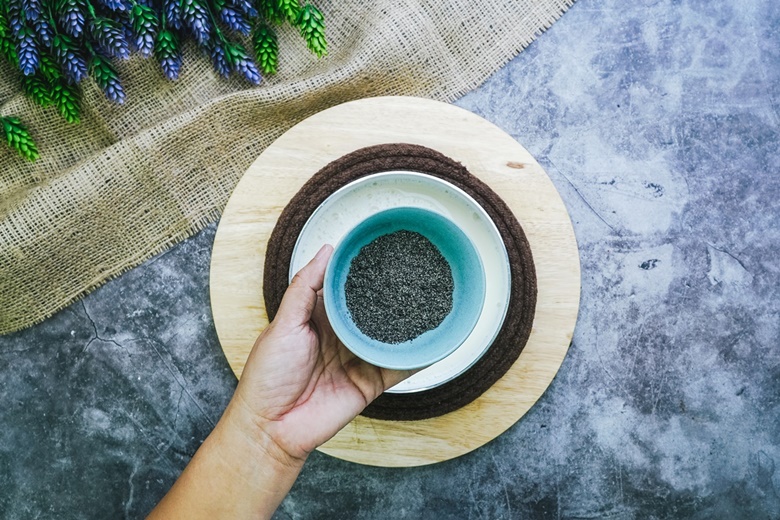 black sesame pudding 13