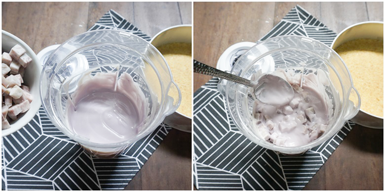 nobake taro cheesecake 15