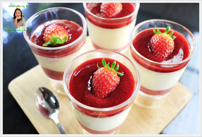 strawberry panna cotta 23