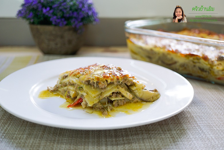 beef green curry lasagna 20