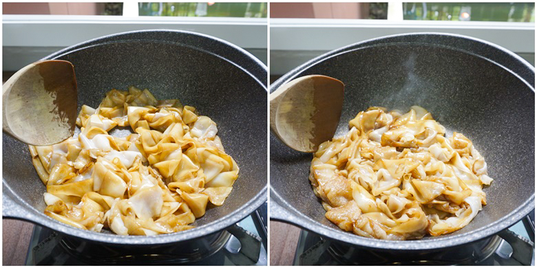 fried noodles in j chinese vegetarian gravy sauce 04