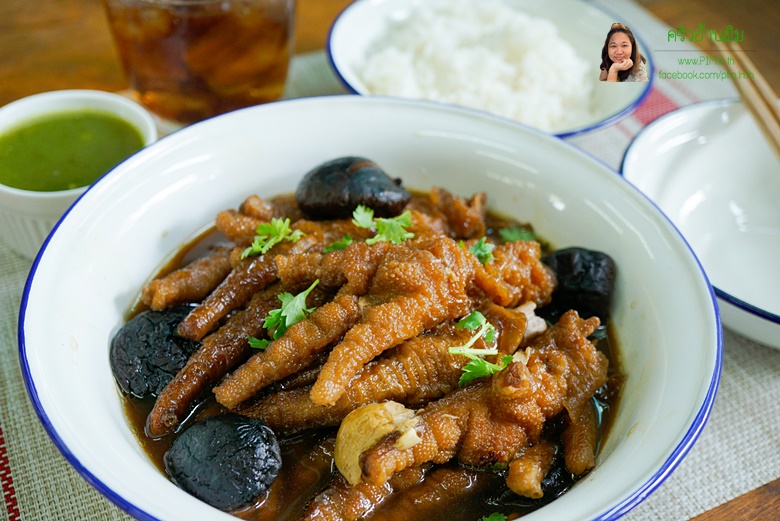 braised chicken legs with shiitake 14