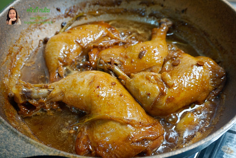 braised chicken with salted soybeans 09