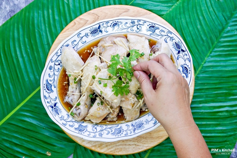 steamed chicken with soy sauce 11