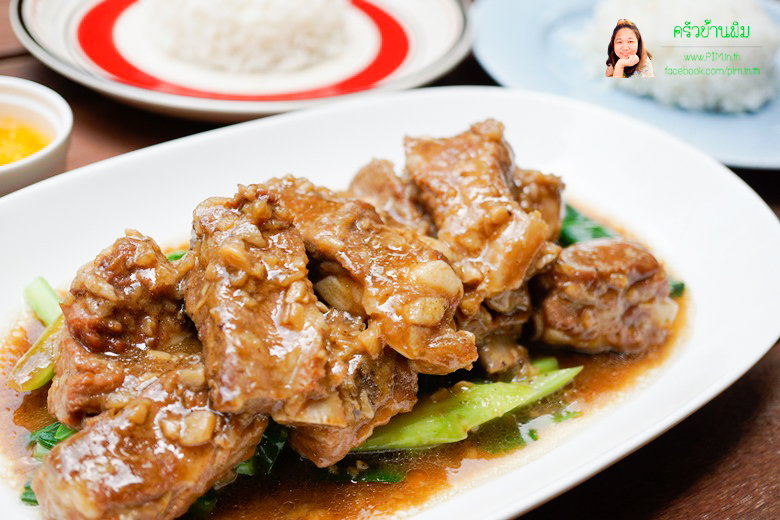 pork ribs braised in garlic sauce 14