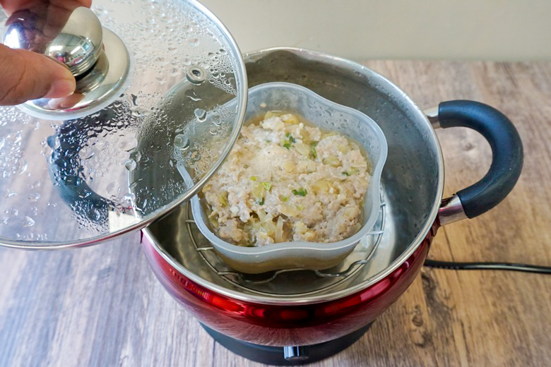 steamed minced pork with egg and tofu 12