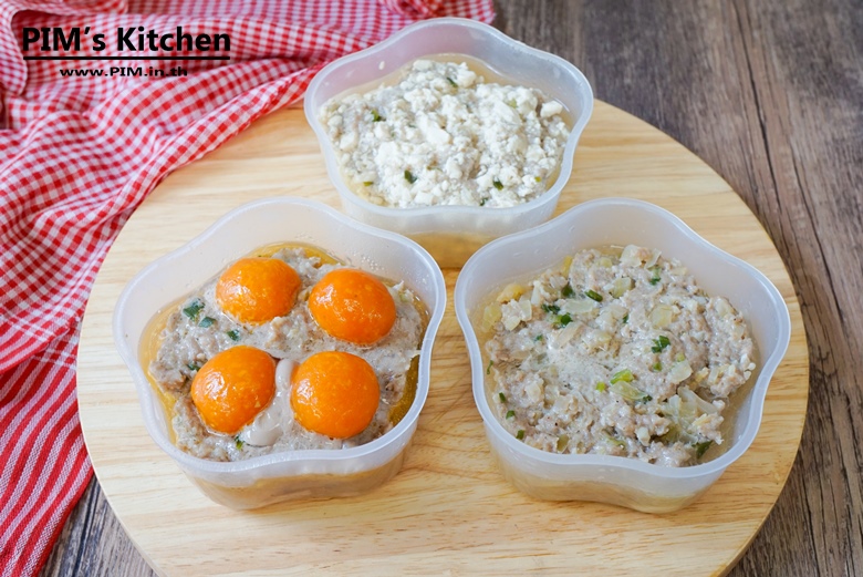 steamed minced pork with egg and tofu 14