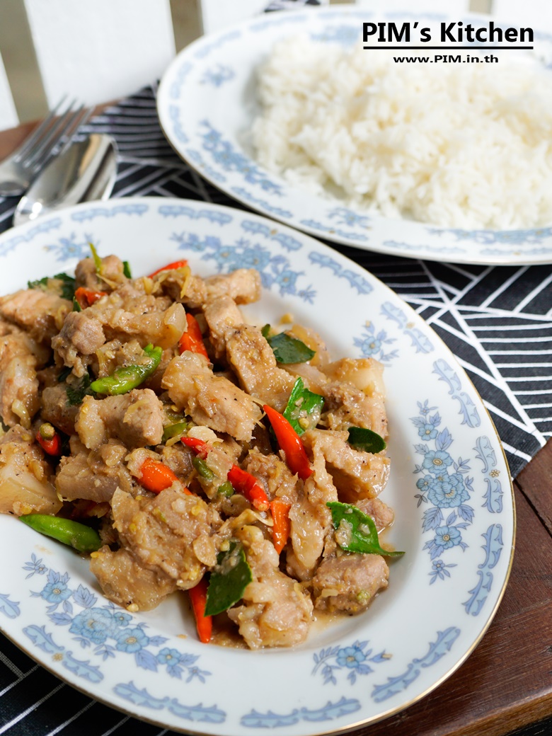 stir fried belly pork with shrimp paste 13