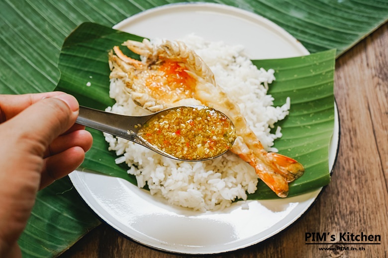 grilled river prawn with garlic butter27