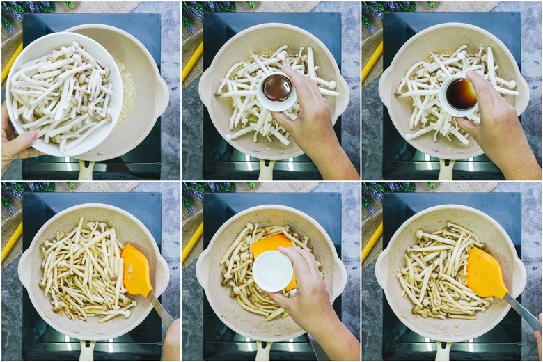 fried mushroom with garlic and butter 3