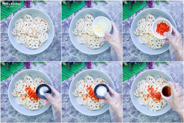 spicy lotus root salad 13