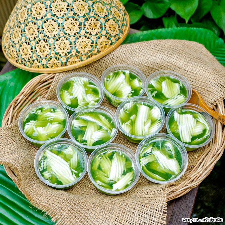 pandan coconut milk jelly 17