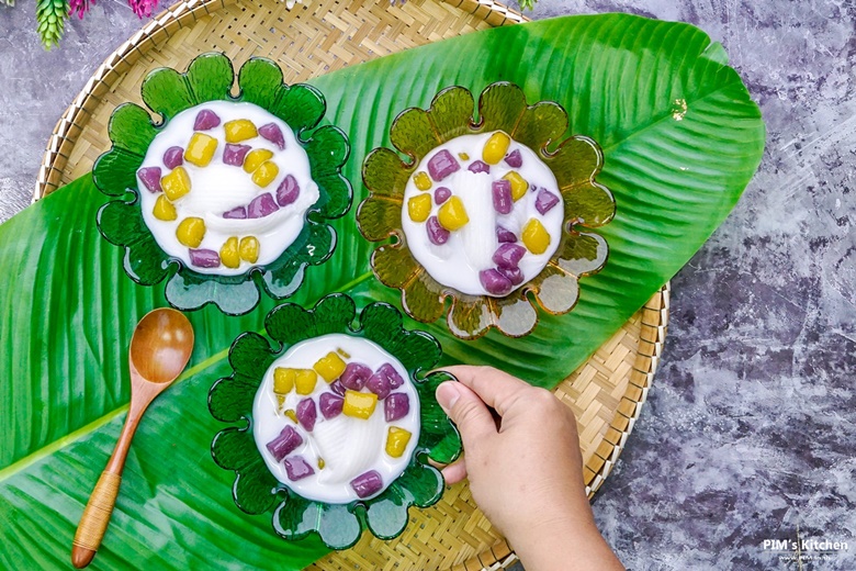 pumpkin tapioca ball with coconut milk 11